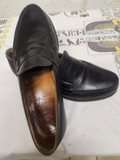 CHAUSSURES JM WESTON MOCASSINS JANSON CUIR NOIR T.44  8 1/5 E