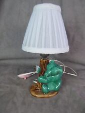 BEDSIDE LAMP, ceramic 1950s, in the shape of a bear.