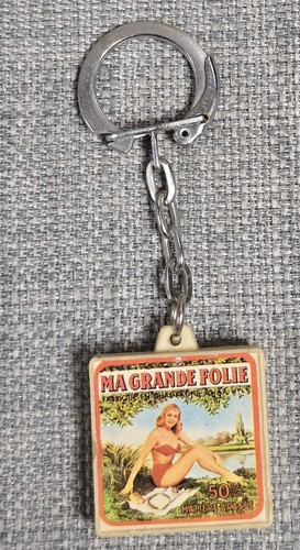Porte clé pin - pin, étiquette