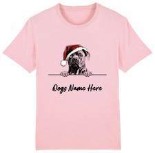 CANE CORSO Personalised Christmas Dog T-Shirt Mens Womens Kids Dogs Name Gift