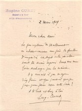 1909 AVOCAT EUGENE CURET A AIX