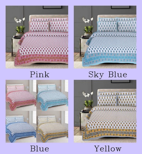 Drap lit double indien - drap,