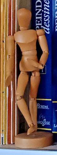 Manequin articulé bois - manequin,