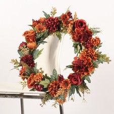  1 PC Simulé Rose Guirlande