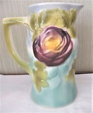 SAINT CLEMENT , PICHET ELEGANT BARBOTINE EN CÉRAMIQUE DE SAINT CLEMENT