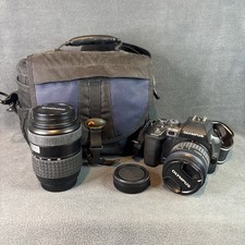 Olympus E-500 DSLR Camera Kit w/ 14-42mm & 40-150mm Lenses, New Battery - Tested