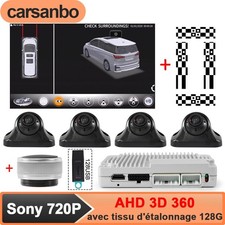 360 Voiture vue panoramique système de caméra de stationnement+tissu d'étalonnag