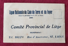 CARTE VISITE LIGUE NATIONALE