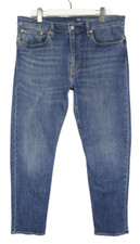 Levi's Lot 502 Hommes Jeans W36/L32 Conique Zip Fly Bleu Délavé Whiskers Étirer