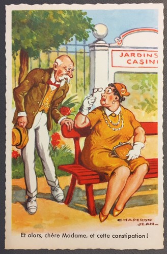 Carte postale humoristique - postale,