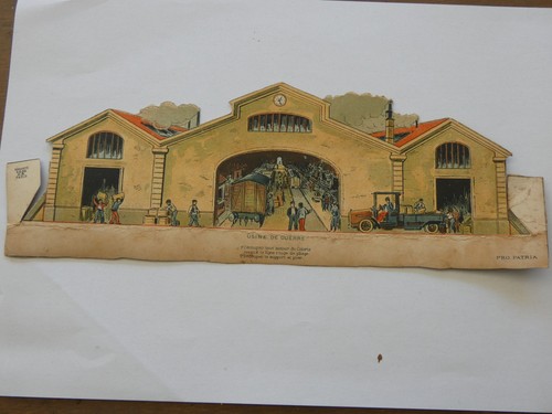 Diorama decoupage ancien - diorama,