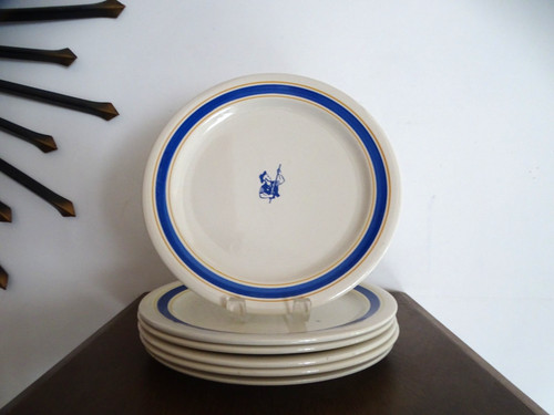 Assiettes faience gien - faience,