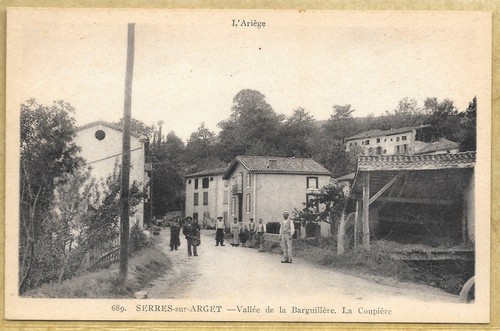 Cpa serres sur arget - serres-sur-arget,