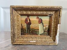 Ancien Tableau Cadre Doré