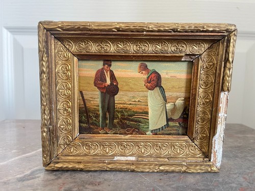 Ancien tableau cadre doré - ancien,