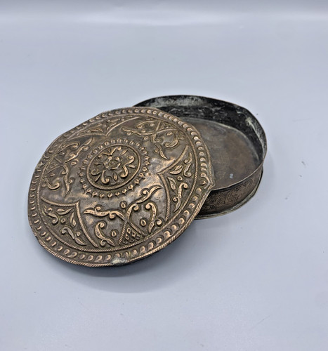 Boîte ancienne cuivre - boîte,