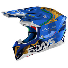 Casque Airoh Aviator 3 Six Days Italie 2025 Édition Limitée FIM Offroad Taille S