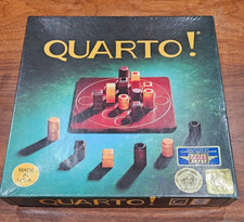 Vintage Quarto ! Board Game Night Gi Gamic Wood Made In USA