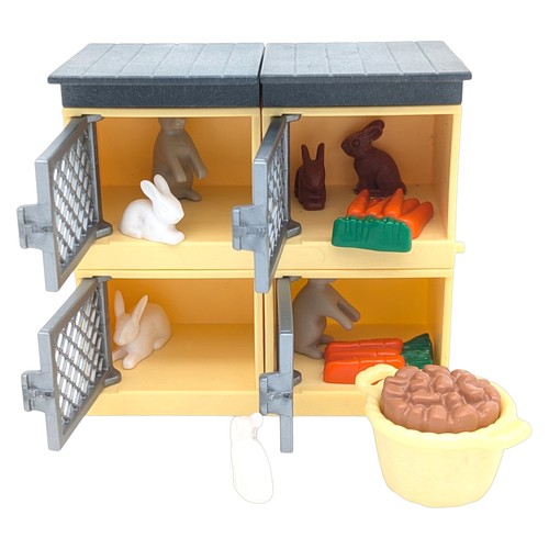 Playmobil cages pour lapins - playmobil,