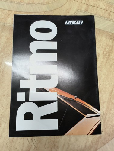 Fiat ritmo brochure - fiat,