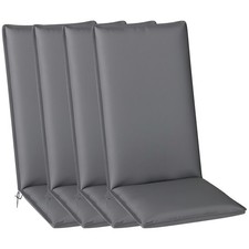 Outsunny Lot de 4 coussins de