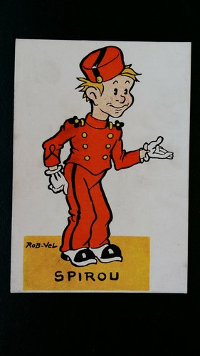 Spirou jijé carte - spirou, cp