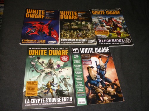 Lot magazines white dwarf - white,