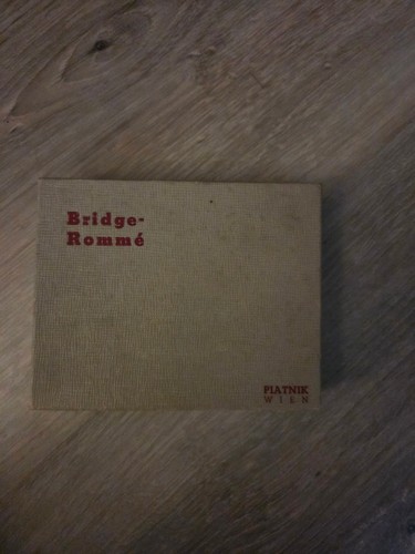 Jeu bridge ancien - jeu, de