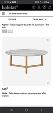 table basse Ronde Giulia 