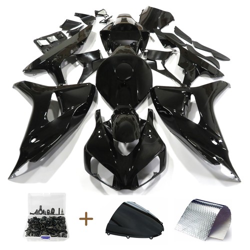 Glossy black fairing - black, kit