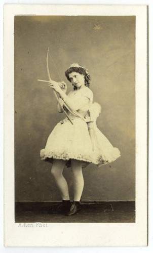 Cdv 1860 ken l actrice - cdv, l'actrice
