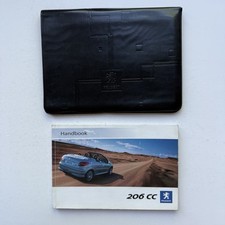 PEUGEOT 206 CC CONVERTIBLE OWNERS MANUAL HANDBOOK 2006 PRINT - WALLET PACK
