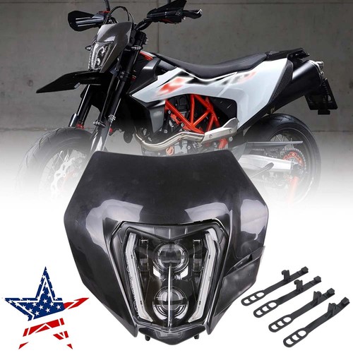 Led headlight black - +black, fairing