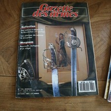 Revue GAZETTE ARMES n°170 1987 bayonet black powder cartridge le mat 44