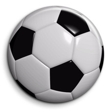Ballon de football - Badge 38mm Button Pin