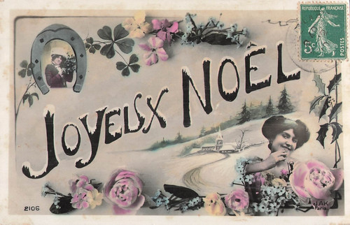 Joyeux noel femmes - cp,