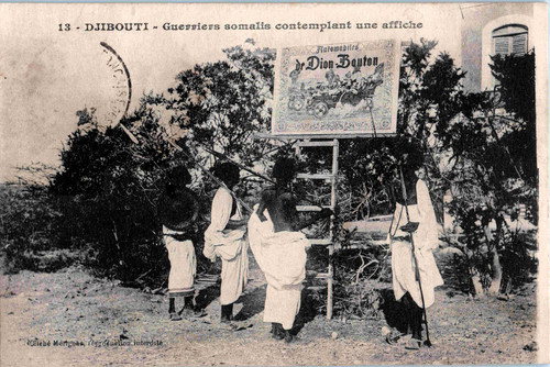 Cpa djibouti guerriers somalis - djibouti,