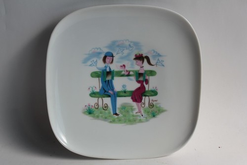 Peynet assiette porcelaine - peynet,