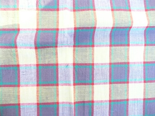 Tissu vintage coton à - ,