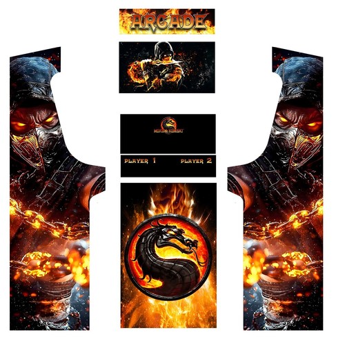 Stickers mortal kombat pour - stickers,