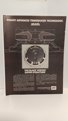 Peavey black widow speakers - black,