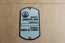 Plaque De Nom DNIEPR DNEPR 300