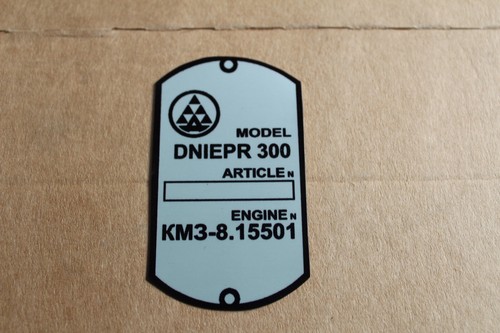 Plaque nom dniepr dnepr 300 - nom,