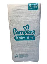 Couches Pampers Baby-Dry, taille 5 (11-16 kg), 58 pièces – triple protection