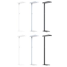 LED Lampadaire Up & Bas 2 X 40W 8800lm Bureau Lampadaire 4000K Ugr <17 Dimmable