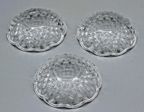 Anciennes bobeches verre - en,