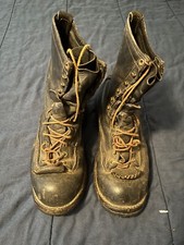 Wesco Jobmaster lace to toe 10" men's boots US size 10.5 D