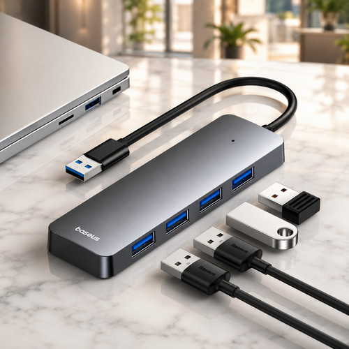 Hub usb ports adaptateur - 4,