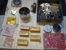 lot ancien matériel de pêche  vers 1950