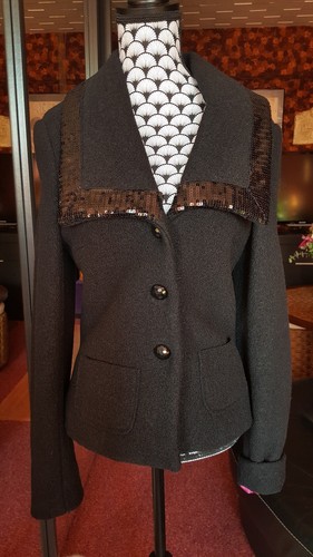 Veste laine bouillie - veste,